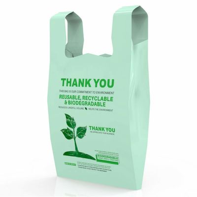 De transparante Zakken van Maïszetmeelcarry bags tasteless biodegradable plastic