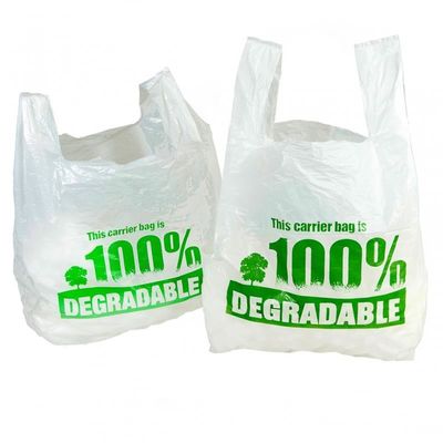 Volledig Composteerbare het Winkelen Zakken, de Vriendschappelijke Vorm van de de Plastic Zakkent-shirt van Eco