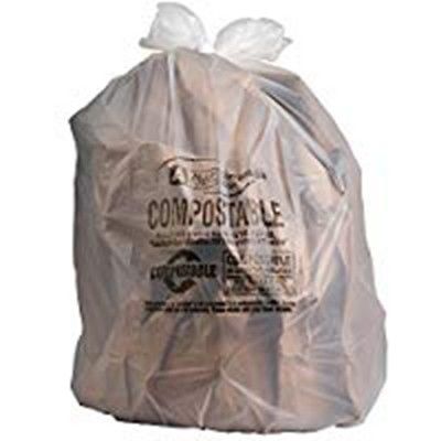 Oilproof Biologisch afbreekbare Beschikbare Zakken, Biologisch afbreekbare Plastic Zakken voor Voedselafval